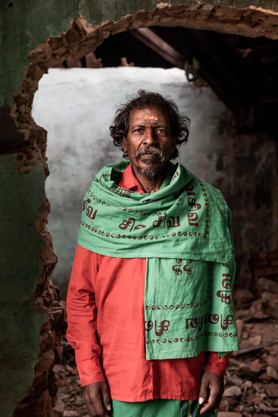 Portrait of Ezhumalai by photographer Harsha Vadlamani.